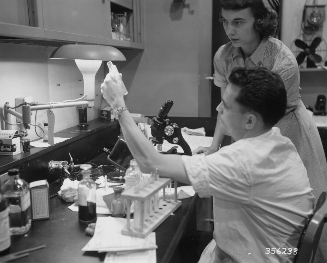team analyzing documents
