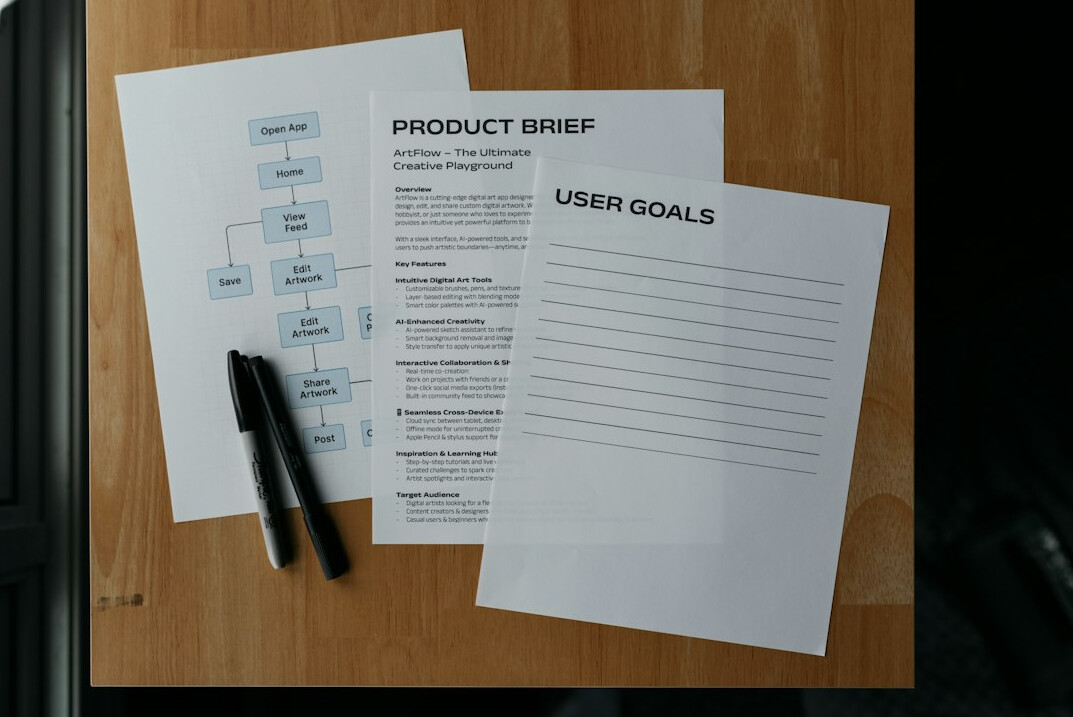 documents on desk